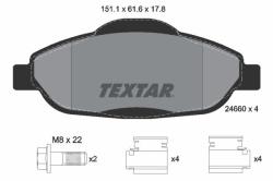 TEXTAR set placute frana, frana disc TEXTAR Q+ 2466001 (2466001)