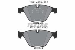 TEXTAR set placute frana, frana disc TEXTAR 2331211 (2331211)