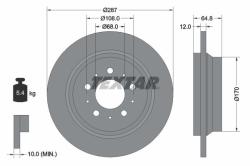 TEXTAR Disc frana TEXTAR PRO 92100703 (92100703)