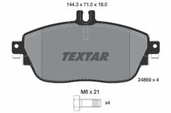TEXTAR set placute frana, frana disc TEXTAR Q+ 2486901 (2486901)