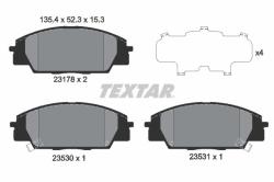 TEXTAR set placute frana, frana disc TEXTAR 2317801 (2317801)