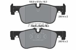 TEXTAR set placute frana, frana disc TEXTAR Q+ 2501401 (2501401)
