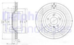 DELPHI Disc frana DELPHI BG3991 (BG3991) - automobilus
