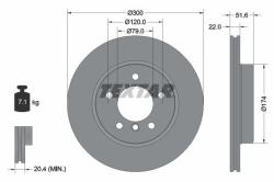 TEXTAR Disc frana TEXTAR PRO+ 92097205 (92097205)