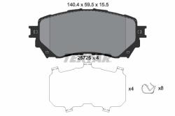 TEXTAR set placute frana, frana disc TEXTAR 2572501 (2572501)