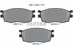 TEXTAR set placute frana, frana disc TEXTAR Q+ 2431701 (2431701)
