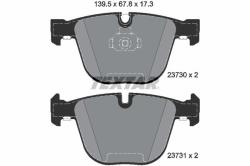 TEXTAR set placute frana, frana disc TEXTAR Q+ 2373001 (2373001)