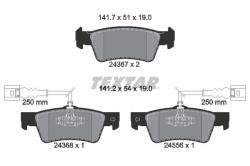 TEXTAR set placute frana, frana disc TEXTAR Q+ 2436701 (2436701)