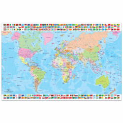 P Mapa birou 44 x 68 cm PP KARTON Harta Lumii