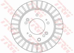 TRW Disc frana TRW DF6191S - automobilus