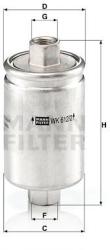 Mann-filter filtru combustibil MANN-FILTER WK 612/2 (WK 612/2) - automobilus