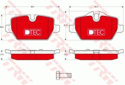 TRW set placute frana, frana disc TRW DTEC COTEC GDB1612DTE (GDB1612DTE)