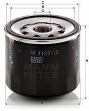 Mann-filter Filtru ulei MANN-FILTER W 1126/10 (W 1126/10) - automobilus