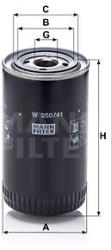Mann-filter Filtru ulei MANN-FILTER W 950/41 (W 950/41) - automobilus