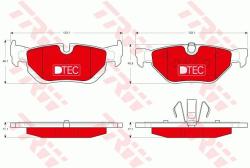 TRW set placute frana, frana disc TRW DTEC COTEC GDB1626DTE (GDB1626DTE)
