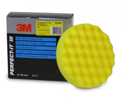 3M Burete polish galben mediu 3M High Gloss Polishing Pad 150mm (504883M)