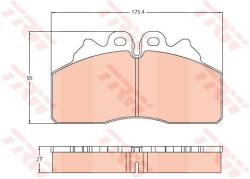 TRW set placute frana, frana disc TRW GDB5113 (GDB5113) - automobilus