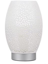 Candellux Asztali lámpa VENUS 1xE27/60W/230V fehér/ezüst CA0255 (CA0255)