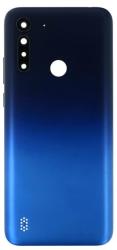 tel-szalk-193992 Motorola Moto G8 Power Lite sötétkék akkufedél, hátlap, kamera lencse (tel-szalk-193992)
