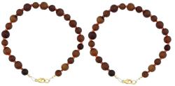  Bratara Ambra - Copal - Zircon Diametru 60 mm Rotund - 5-6, 5 mm - Accesorii GF - 1 Buc