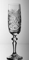 Black Crystal - Ajka Liliom * Kristály Pezsgős pohár 180 ml (M17597)