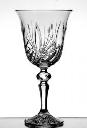 Black Crystal - Ajka Viola * Kristály Nagy boros pohár 220 ml (L17905)