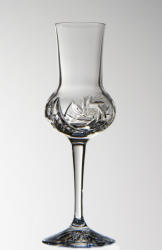 Black Crystal - Ajka Victoria * Kristály Pálinkás pohár 81 ml (Borm17135)