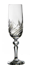 Black Crystal - Ajka Fire * Kristály Pezsgős pohár 180 ml (M18697)