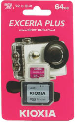 Toshiba KIOXIA microSDXC 64GB UHS-I/U3/C10 LMPL1M064GG2