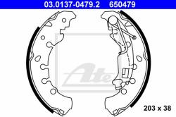 ATE Set saboti frana ATE 03.0137-0479.2 - automobilus