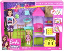Mattel Barbie bébiszitter játszótér szett Skipper babával (GHV89)
