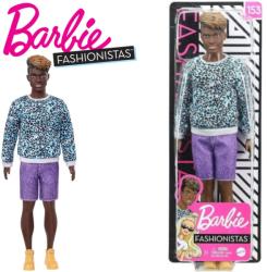Mattel Barbie - Fashionistas - Ken Párduc Mintás Pulcsiban (GHW69)