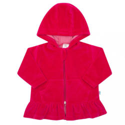 NEW BABY Plüss kapucnis pulóver New Baby Baby sötét rózsaszín - pindurka - 5 390 Ft