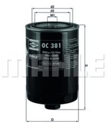 MAHLE Filtru ulei MAHLE OC 381 (OC 381) - automobilus