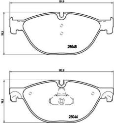 BREMBO set placute frana, frana disc BREMBO PRIME LINE P 06 076 (P 06 076)