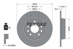 TEXTAR Disc frana TEXTAR PRO 92167603 (92167603)
