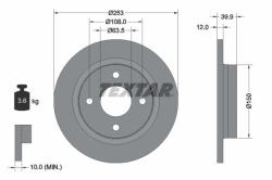 TEXTAR Disc frana TEXTAR PRO 92292803 (92292803)