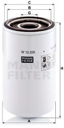 Mann-filter Filtru ulei MANN-FILTER W 12 205 - automobilus
