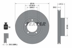 TEXTAR Disc frana TEXTAR PRO+ 92099907 (92099907)