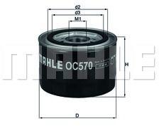 MAHLE Filtru ulei MAHLE OC 570 (OC 570) - automobilus