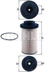 MAHLE filtru combustibil MAHLE KX 80/1D (KX 80/1D) - automobilus