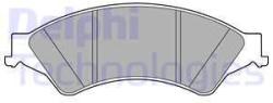 DELPHI set placute frana, frana disc DELPHI LP2484 (LP2484)