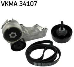 SKF Set curea transmisie cu caneluri SKF VKMA 34107 (VKMA 34107) - automobilus
