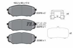 TEXTAR set placute frana, frana disc TEXTAR Q+ 2237801 (2237801)