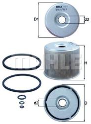 MAHLE filtru combustibil MAHLE KX 23D (KX 23D) - automobilus