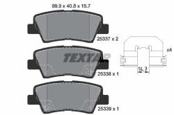 TEXTAR set placute frana, frana disc TEXTAR Q+ 2533703 (2533703)
