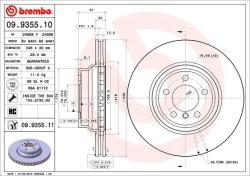 BREMBO Disc frana BREMBO 09.9355. 10 - automobilus