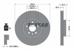 TEXTAR Disc frana TEXTAR PRO+ 92293205 (92293205)