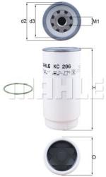 MAHLE filtru combustibil MAHLE KC 296D (KC 296D) - automobilus