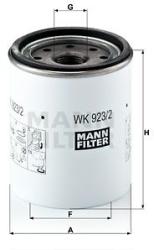 Mann-filter filtru combustibil MANN-FILTER WK 923/2 x (WK 923/2 x) - automobilus